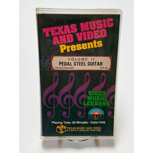 Texas Music & Video - Pedal Steel Guitar Volume II Vol 2 Tape